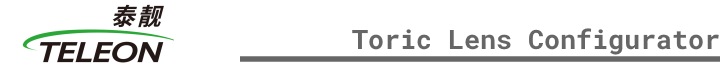 Teleon - Toric Lens Configurator